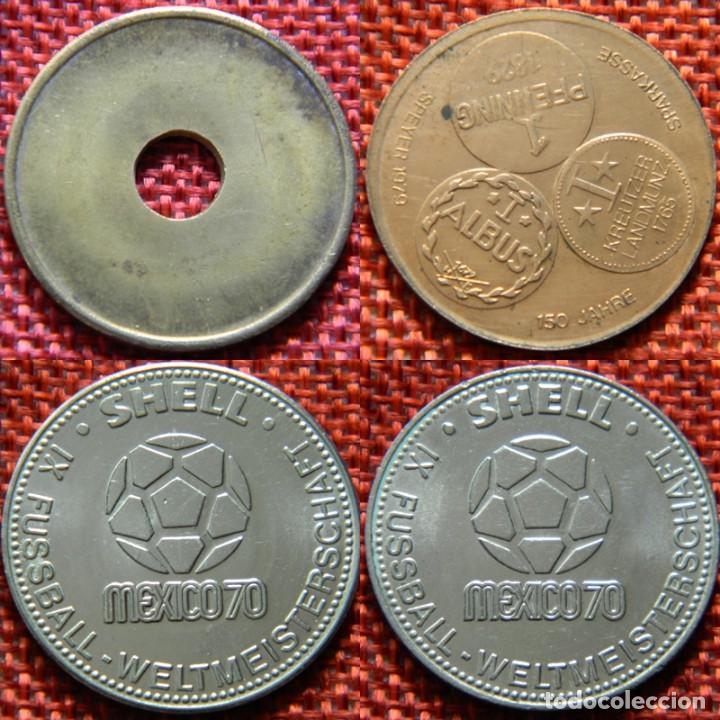 Monedas locales: Lote de 4 monedas Jeton / Token a expertizar - - Foto 2