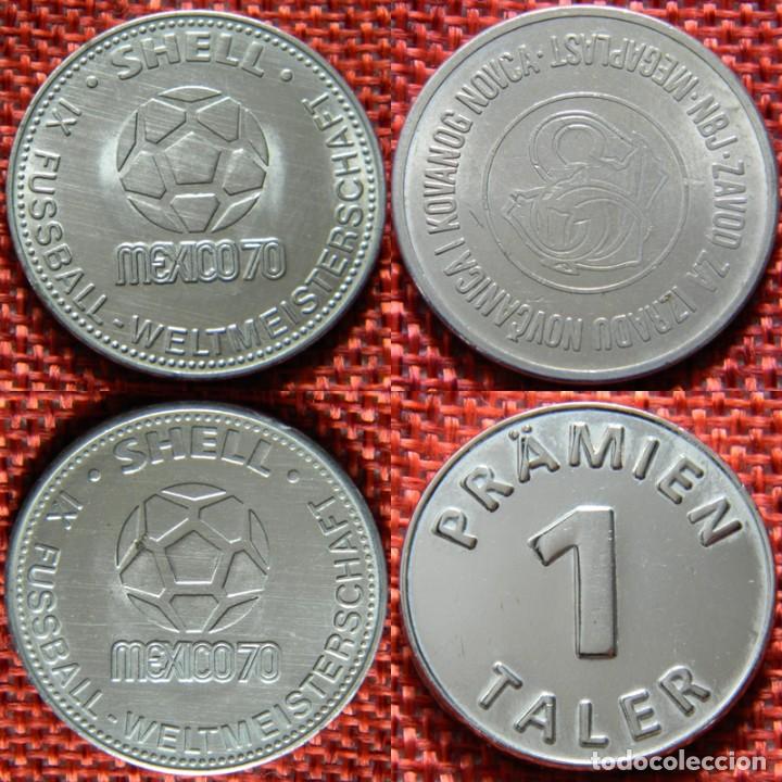 Monedas locales: Lote de 4 monedas Jeton / Token a expertizar - - Foto 2
