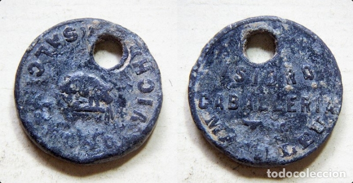 Monedas locales: MARCHAMO DE PLOMO DE VICH - Foto 1