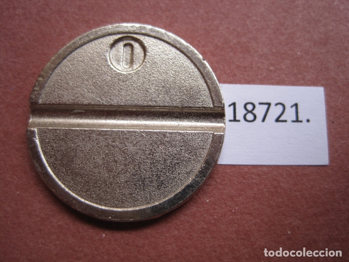 Monedas locales: ficha Italia vending, token, jet&oacute;n - Foto 2