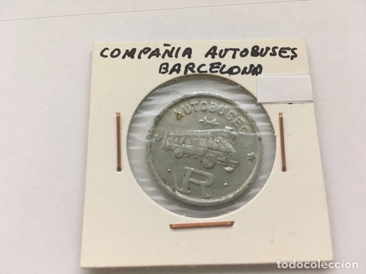 Monedas locales: Autobuses Roca Ficha 10 c&eacute;ntimos - Foto 1
