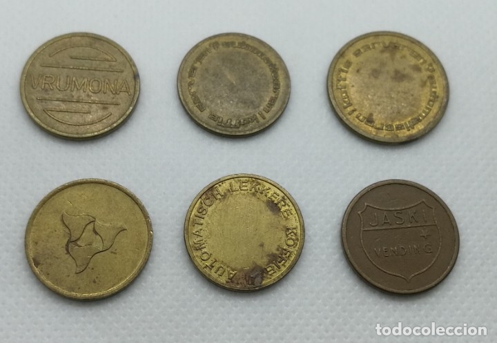 Monedas locales: 6 fichas, token de Holanda - Foto 2