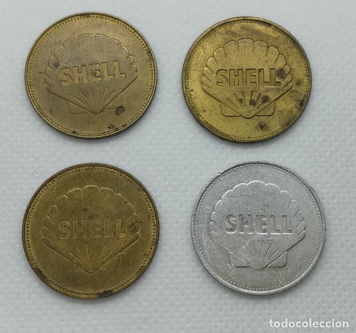 Monedas locales: 3 fichas, token de Shell - Man in flight - Foto 2