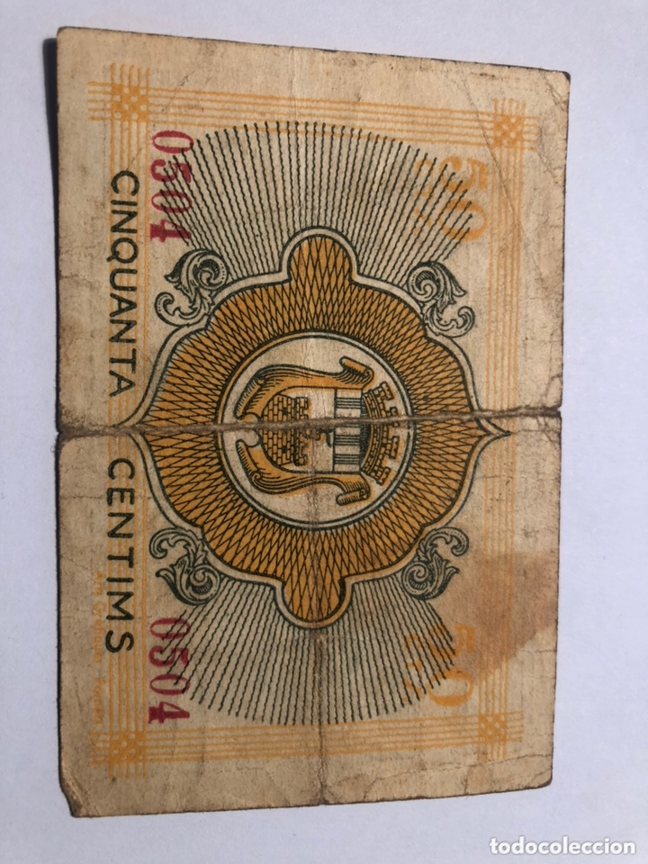 Monedas locales: Farners de la selva 50cts - Foto 2