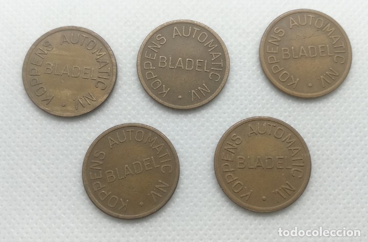 Monedas locales: 5 token BLADEL de Holanda - Foto 1