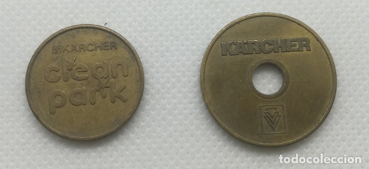 Monedas locales: 2 token K&auml;rcher de Alemania - Foto 1