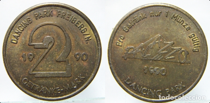 Monedas locales: Ficha Comercial Danzing Park 1990 - Foto 1