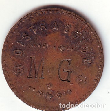 Monedas locales: FICHA A CATALOGAR AL CONSUMO 10 C&Eacute;NTIMOS DISTRACCI&Oacute;N - Foto 2