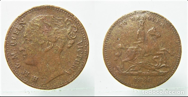 Monedas locales: QUEEN VICTORIA 1830 TOKEN - Foto 1