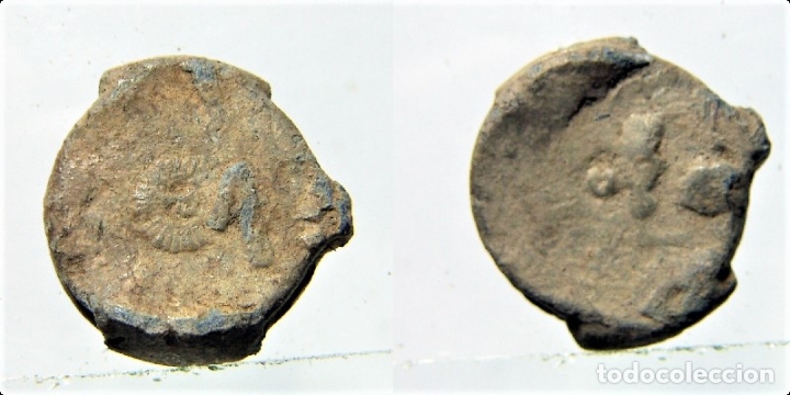 Monedas locales: MARCHAMO DE PLOMO A IDENTIFICAR 15 mm - Foto 1