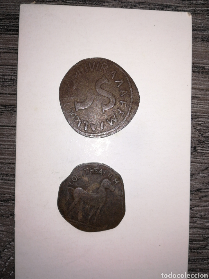 Monedas locales: 2 monedas col tesafilm - Foto 3