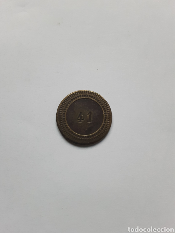 Monedas locales: ficha 20 centimos consumo Numero 41 en el reverso - Foto 2
