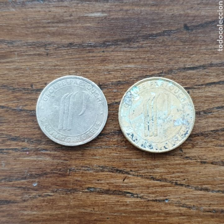 Lokalw&auml;hrung: Casino Partouche 2 fichas de 0,50 y 1 - una de Saint Nectaire
