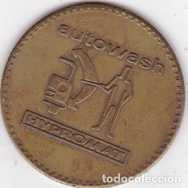 Monedas locales: Ficha autowash procedente de Barcelona - Foto 1
