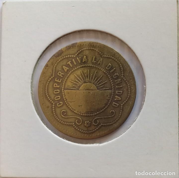 Monedas locales: COOPERATIVA LA DIGNIDAD. 10 CENTIMOS. - Foto 1