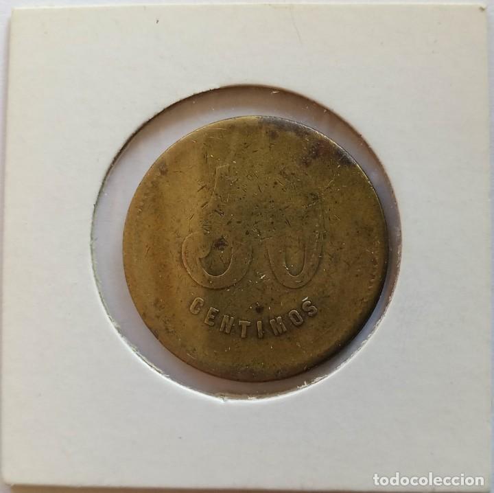 Monedas locales: COOPERATIVA LA DIGNIDAD. 10 CENTIMOS. - Foto 2