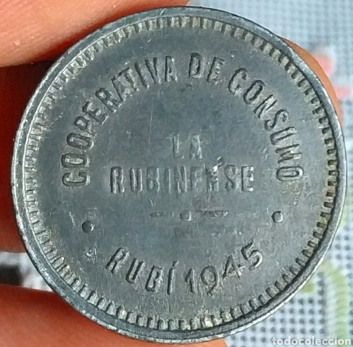 Monedas locales: Cooperativa de consumo La Rubinense - 1pta - Foto 1