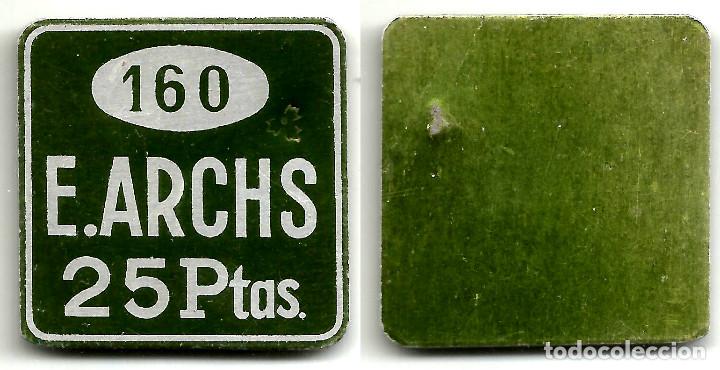 Monedas locales: Mercado Central Borne. E. Archs. 25 Pesetas (MBC) - Foto 1