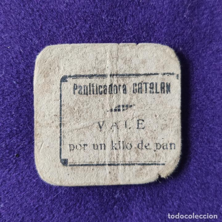 Monedas locales: VALE DE UN KILO DE PAN. PANIFICADORA CATALAN. CORELLA (NAVARRA). - Foto 1