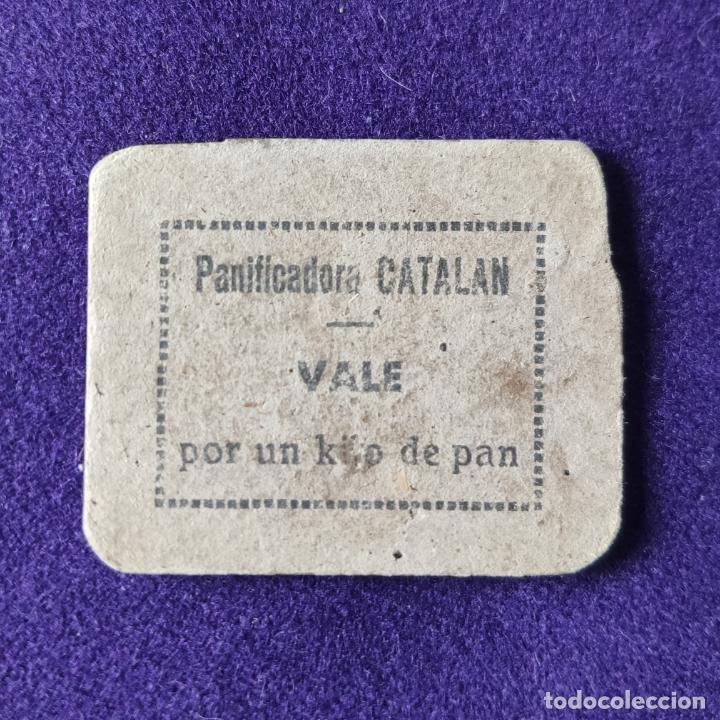 Monedas locales: VALE DE UN KILO DE PAN. PANIFICADORA CATALAN. CORELLA (NAVARRA). - Foto 1