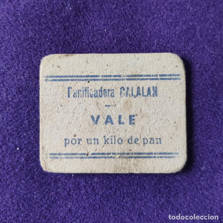 Monedas locales: VALE DE UN KILO DE PAN. PANIFICADORA CATALAN. CORELLA (NAVARRA). - Foto 1