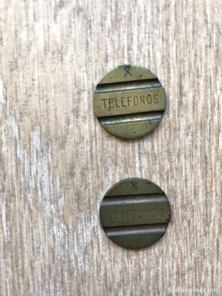 Monedas locales: Dos Fichas de telefono - Foto 1