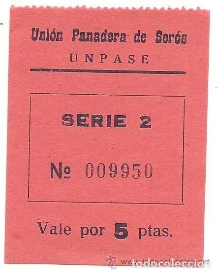 Monedas locales: Pase de la Uni&oacute;n Panadera de Ser&oacute;s - Foto 1