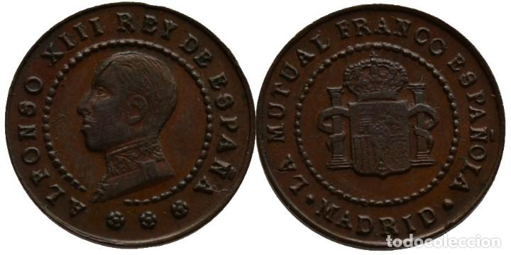 Monedas locales: FICHA LA MUTUAL FRANCO ESPA&Ntilde;OLA