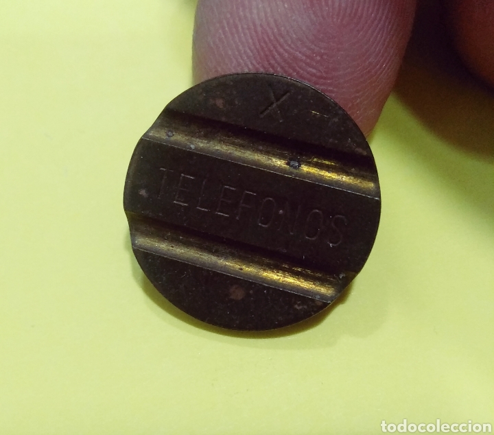 Monedas locales: FICHA de Tel&eacute;fono, letra X - Foto 3