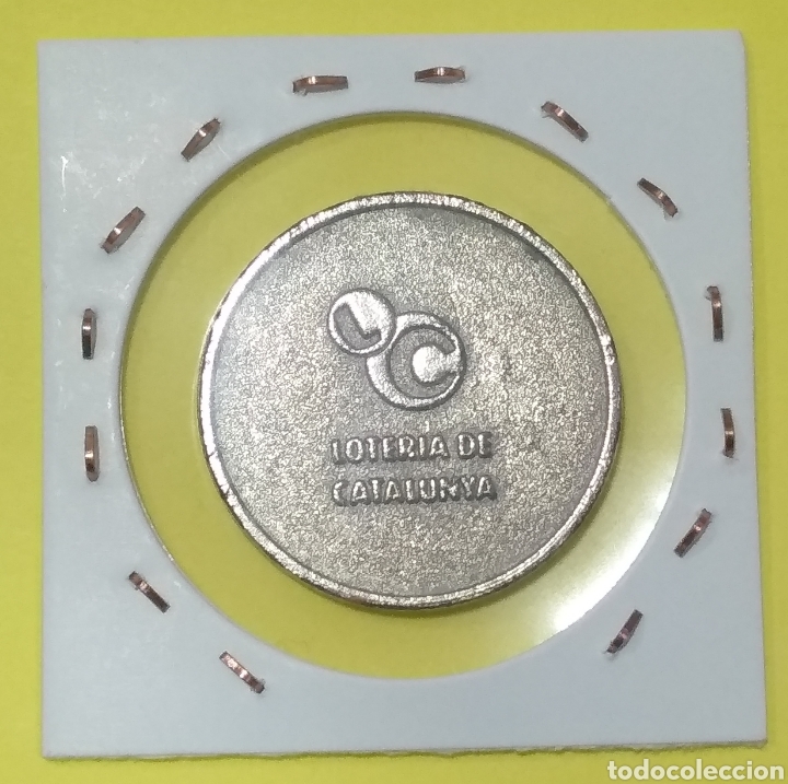 Monedas locales: Ficha Token BAR&Ccedil;A / LOTO Catalunya - Foto 2