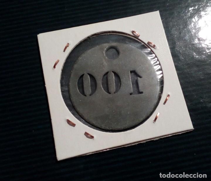 Monedas locales: FICHA DE VALOR 100 - RF - Foto 2