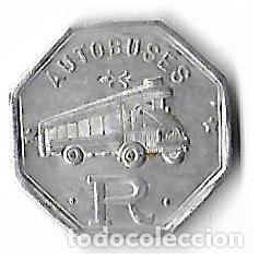 Monedas locales: FICHA **AUTOBUSES R - 15 C ** - Foto 1