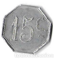 Monedas locales: FICHA **AUTOBUSES R - 15 C ** - Foto 2