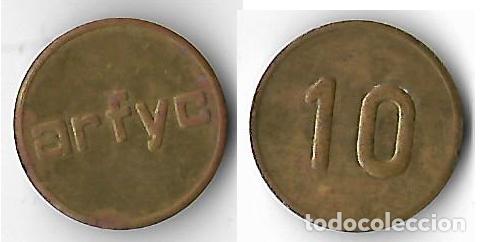 Monedas locales: FICHA ** ARFYC VALOR 10 ** - Foto 1