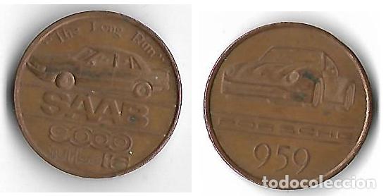 Monedas locales: FICHA ** S A A B PORCHE 959 ** - Foto 1