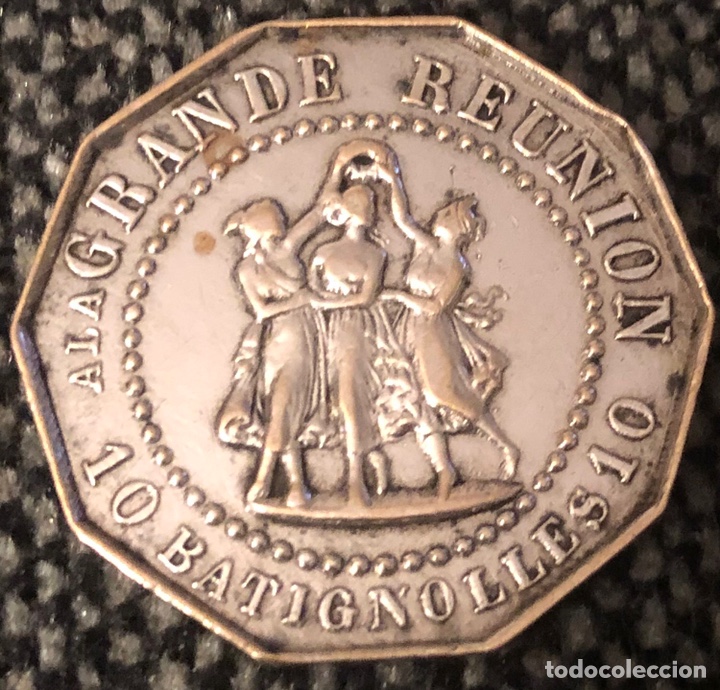 Monedas locales: GRANDE REUNION- 10 Batignolles 10
