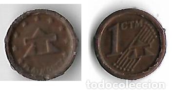 Monedas locales: FICHA ** PLAYMONEY 1 CTS. ** - Foto 1