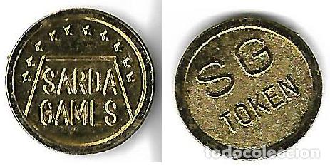 Monedas locales: FICHA **SARDA GAMES - S G TOKEN ** - Foto 1