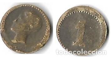 Monedas locales: FICHA CARTON PIEDRA **1** - Foto 1
