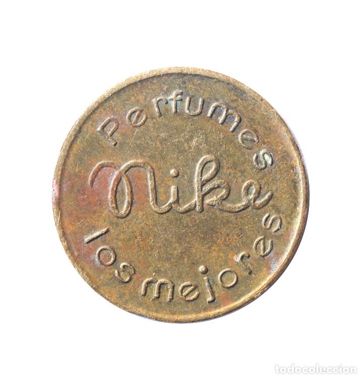 Monedas locales: TOKEN PERFUMES NIKE, PERFUMADOR AUTOMATICO BLASKHER - Foto 1