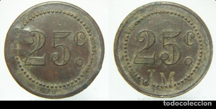 Monedas locales: FICHA DINERARIA 25 C 23 mm - Foto 1