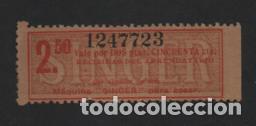 Moedas locais: SINGER. VALE POR 2,50 PTAS,- VER FOTO