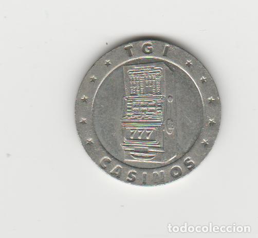 Moedas locais: JETON/FICHA- TGI CASINOS- 25 C