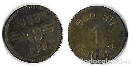 Monedas locales: FICHA ** 888 CFF BON TUR ** - Foto 1