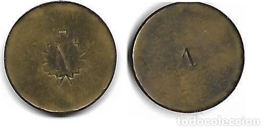 Monedas locales: FICHA COOPERATIVA ** N ** 1 - Foto 1