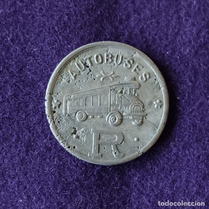 Monedas locales: FICHA MONEDA AUTOBUSES ROCA. 10 CENTIMOS. BARCELONA. - Foto 1