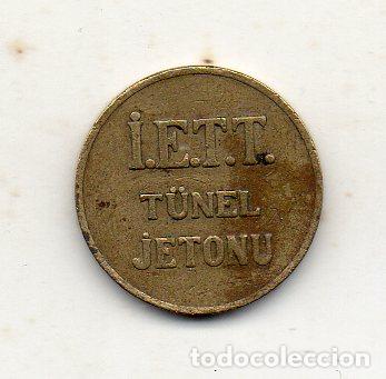 Monedas locales: Jet&oacute;n o token I.E.T.T. Tunel. - Foto 2