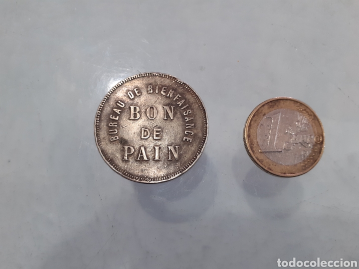 Monedas locales: Moneda de vale de pan de guise - Foto 2