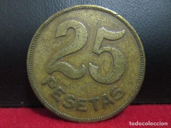 Monedas locales: 25 pesetas coperativa union anglesense - Foto 1