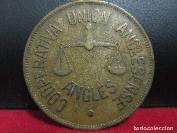 Monedas locales: 25 pesetas coperativa union anglesense - Foto 2